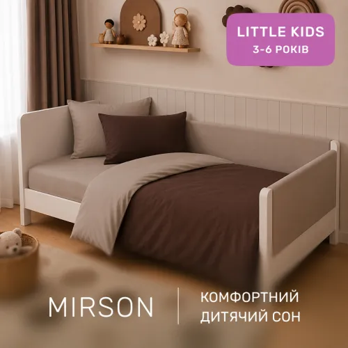 Комплект постельного белья  LITTLE KIDS Фланель 004-003 Cappuchino/Brown - 4