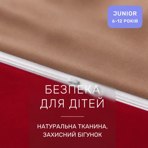 Комплект постельного белья JUNIOR Фланель 004-009 Cappuchino/Red - 3