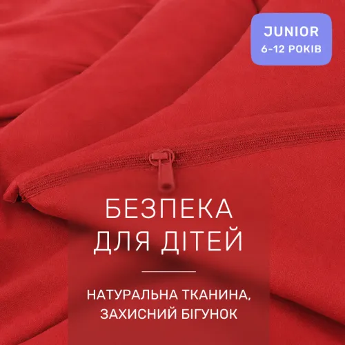 Комплект постельного белья JUNIOR Фланель 009 Red - 3