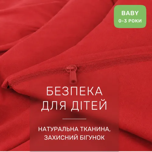 Комплект постельного белья BABY Фланель 009 Red - 3