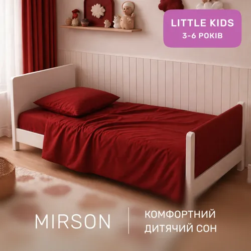 Комплект постельного белья LITTLE KIDS Фланель 009 Red - 4
