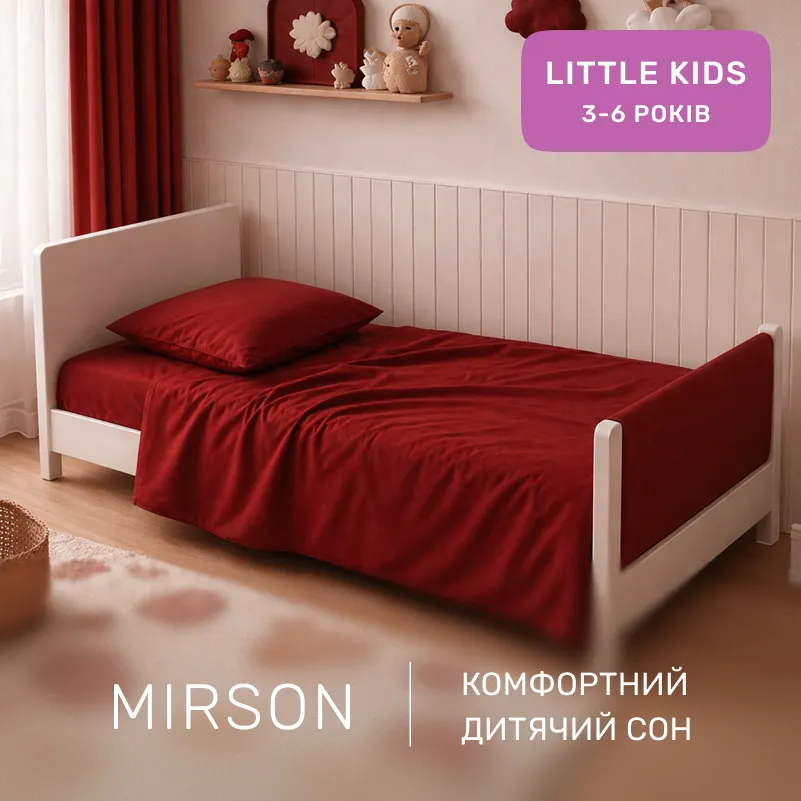 Комплект постельного белья LITTLE KIDS Фланель 009 Red - 3