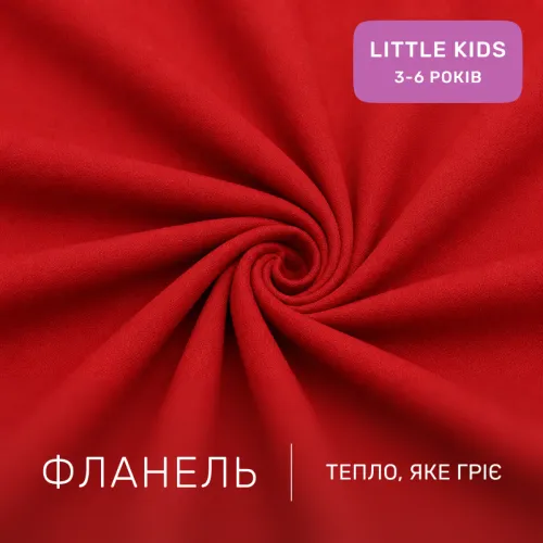 Комплект постельного белья LITTLE KIDS Фланель 009 Red - 2