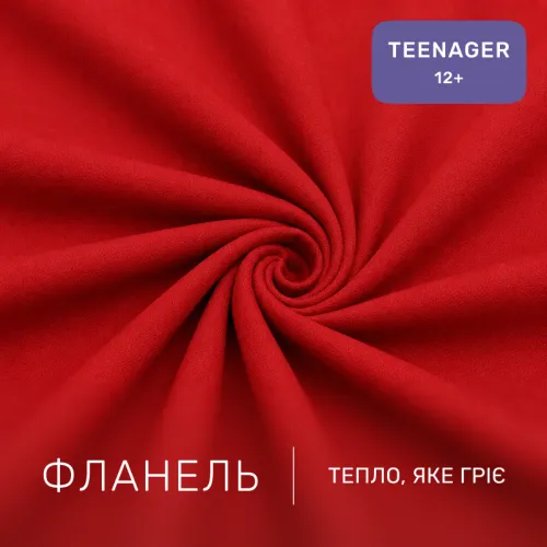 Комплект постельного белья TEENAGER Фланель 009 Red - 2