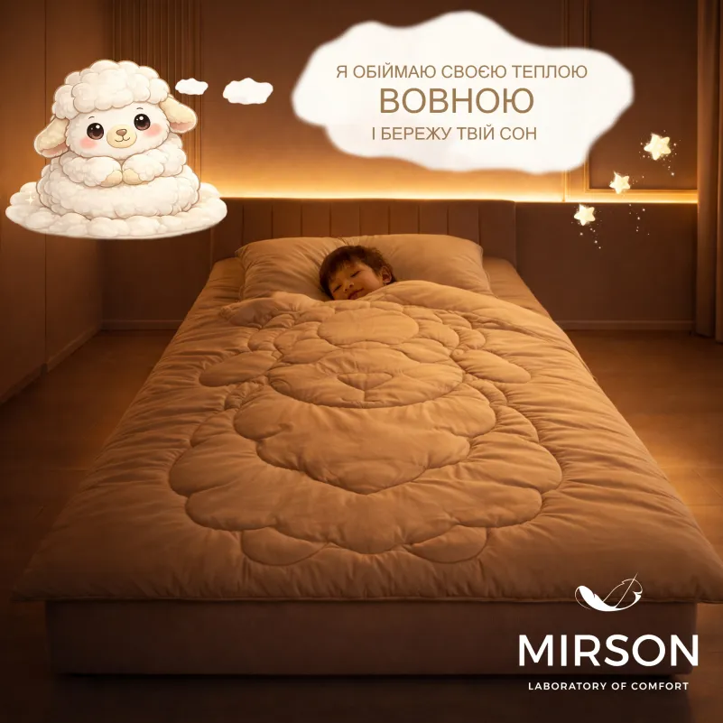 Ковдра №0519 Sleepy Friends "Боббі" Wool (мікросатин) демі - 4