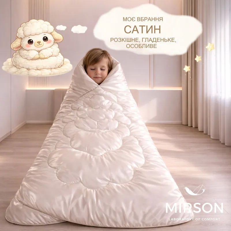 Одеяло №0526 Sleepy Friends "Бобби" Wool (сатин) зима - 3