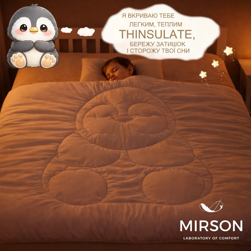 Ковдра №0528 Sleepy Friends "Зимко" Thinsulate (мікросатин) демі - 4