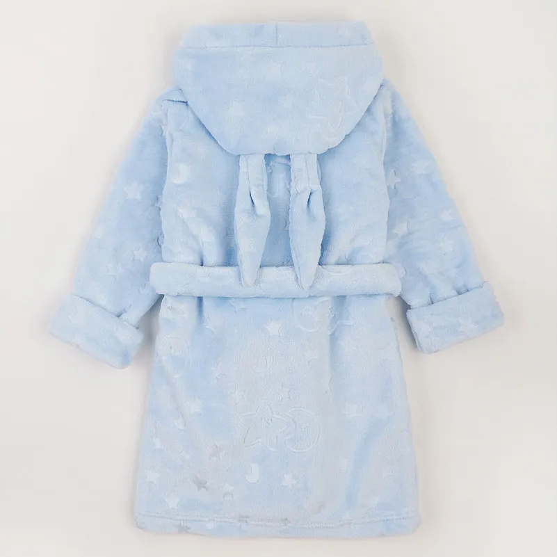  Халат детский утепленный "Snuggle Star" stars on blue - 1