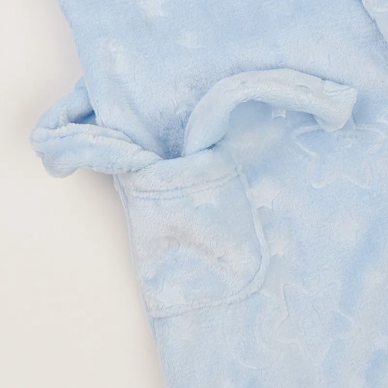  Халат детский утепленный "Snuggle Star" stars on blue - 2