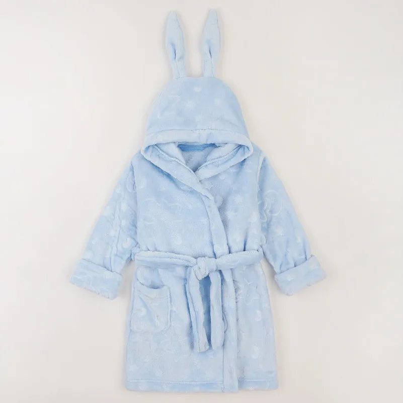 Халат детский утепленный "Snuggle Star" stars on blue - 3