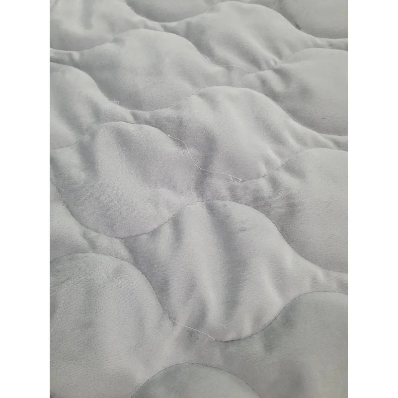 Покрывало №5051 Velor charm Light gray УЦІНКА - 1