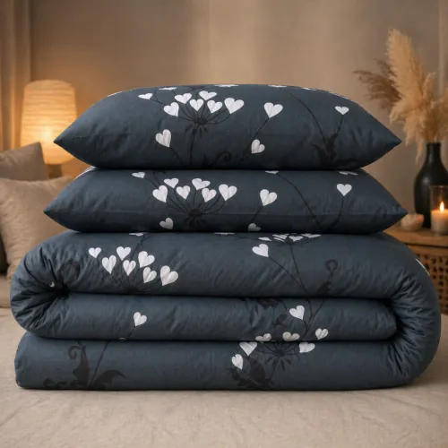 Комплект постельного белья Ranforce Elite 17-0961 Dark Hearts