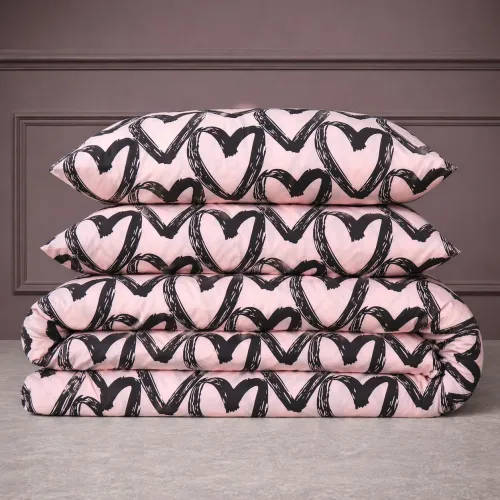 Комплект постельного белья Бязь 17-0962 Heart Lines