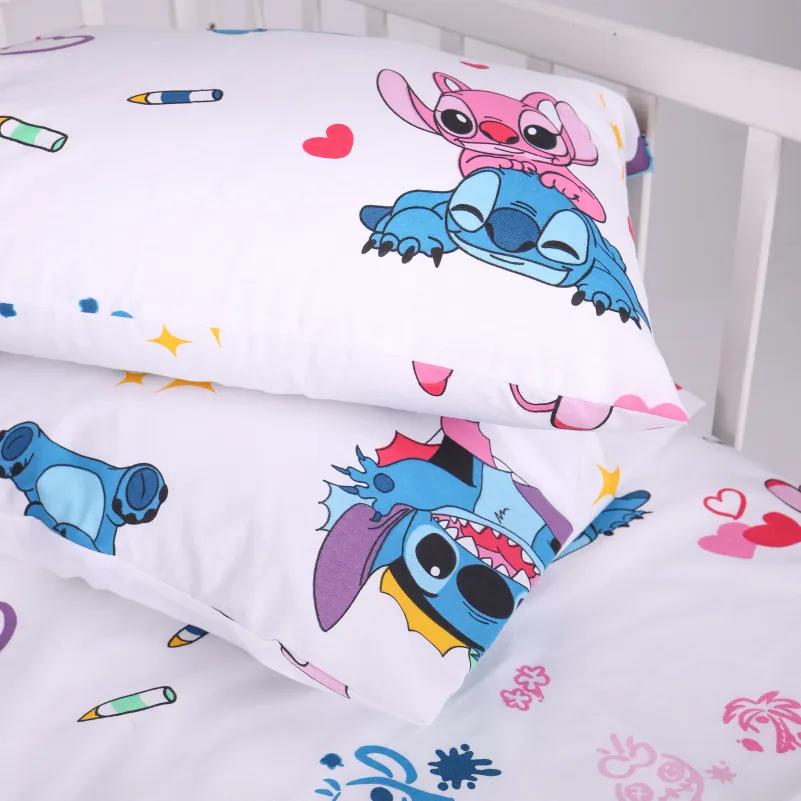 Комплект постельного белья Бязь LITTLE KIDS 17-0909 Cute Stitch White - 6