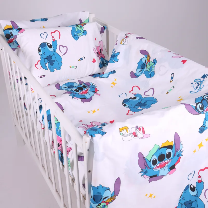 Комплект постельного белья Бязь LITTLE KIDS 17-0909 Cute Stitch White - 8