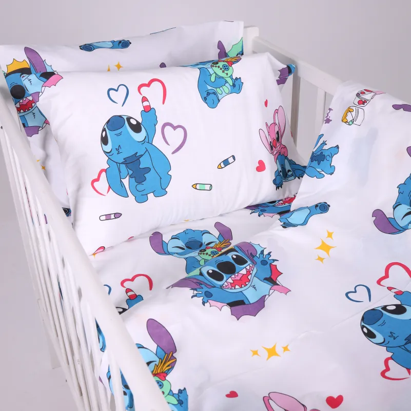 Комплект постельного белья Бязь LITTLE KIDS 17-0909 Cute Stitch White - 9