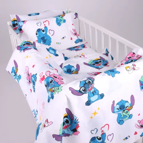 Комплект постельного белья Ranforce Elite LITTLE KIDS 17-0909 Cute Stitch White