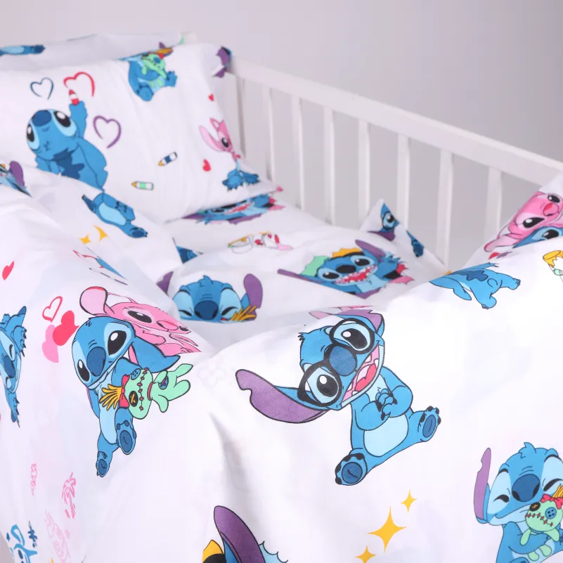 Комплект постельного белья Бязь LITTLE KIDS 17-0909 Cute Stitch White - 10