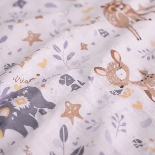 Наволочка Бязь Kids Time 17-0913 Wild Friends - 4