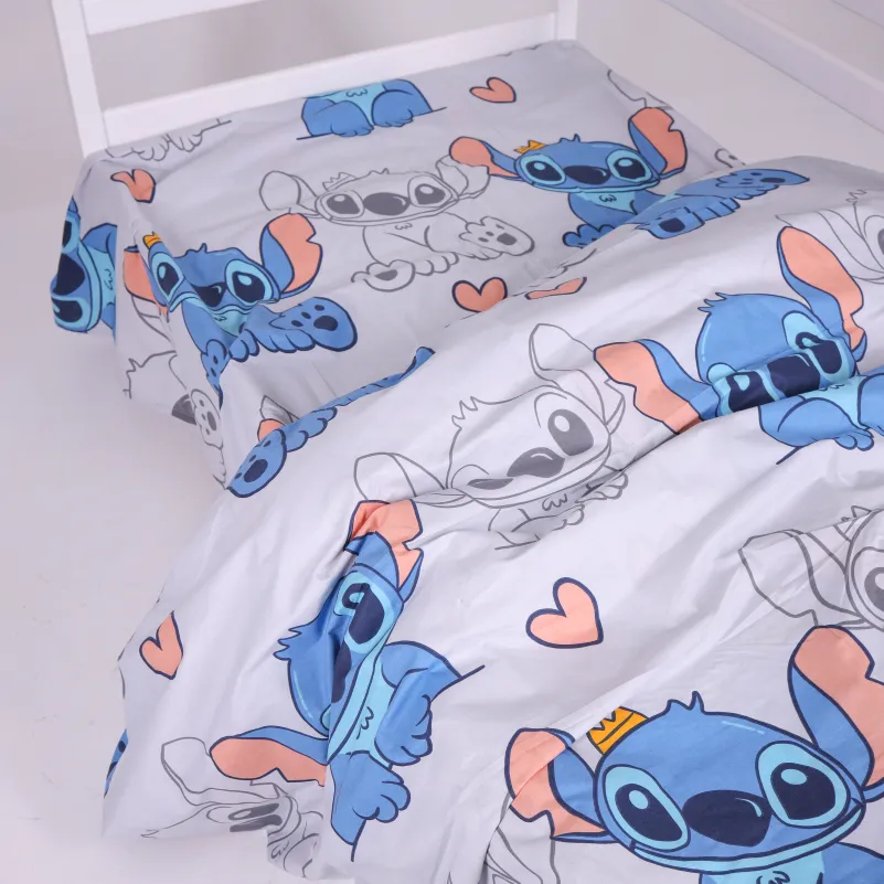 Комплект постельного белья Бязь JUNIOR 17-0911 Stitch Vibes Beige - 12