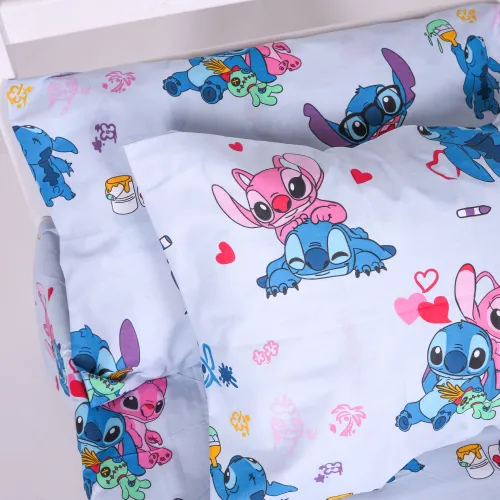 Наволочка Бязь Kids Time 17-0908 Cute Stitch Blue - 2