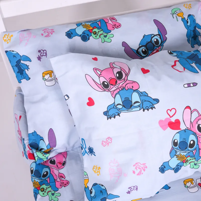 Наволочка Бязь Kids Time 17-0908 Cute Stitch Blue - 1