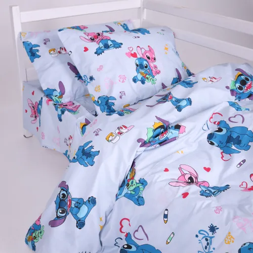 Наволочка Бязь 17-0908 Cute Stitch Blue - 2
