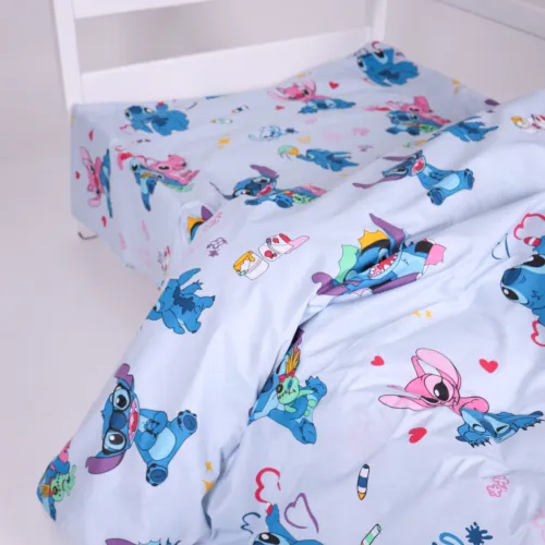 Пододеяльник Бязь 17-0908 Cute Stitch Blue - 2