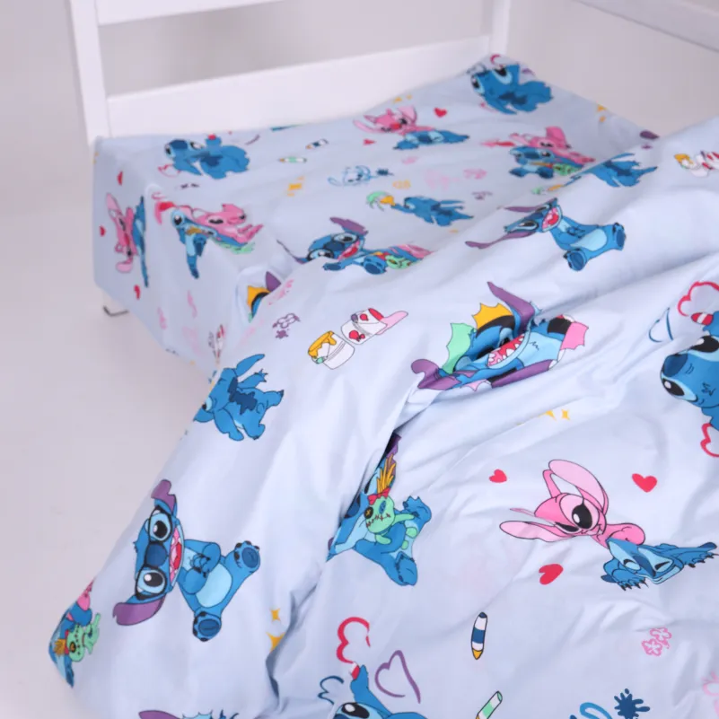 Пододеяльник Ranforce Elite 17-0908 Cute Stitch Blue - 2