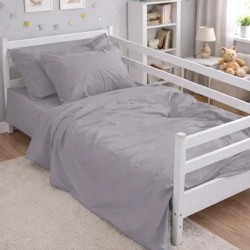 Комплект постельного белья Ranforce Elite TEENAGER 16-5703 Light Gray