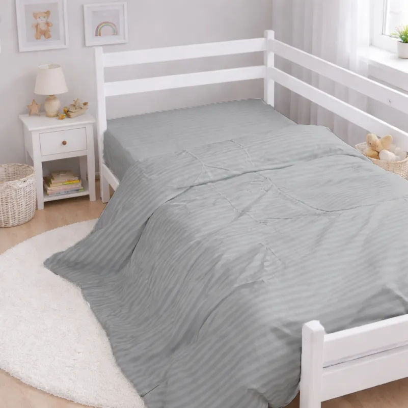 Комплект постельного белья Ranforce Elite TEENAGER 17-0601 Stripe Gray - 6