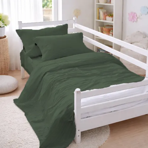Комплект постельного белья Ranforce Elite TEENAGER 17-0612 Stripe Emerald
