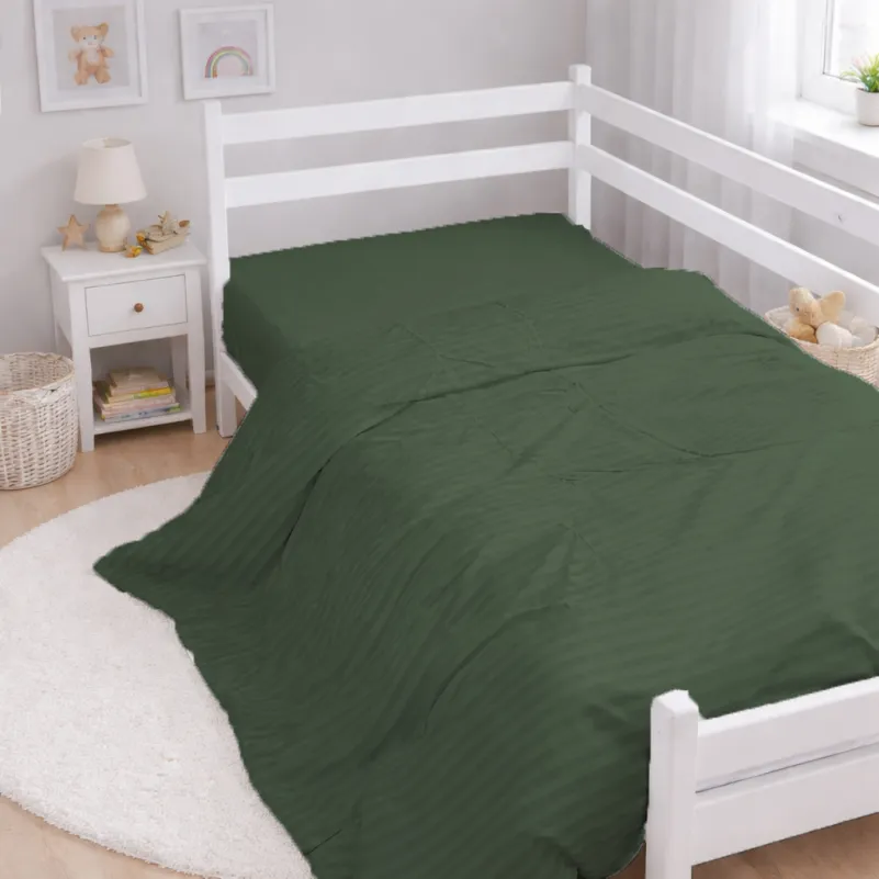 Комплект постельного белья Бязь JUNIOR 17-0612 Stripe Emerald - 7