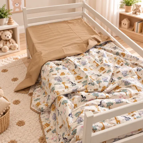 Комплект постельного белья Сатин Kids Time 22-1418 Safari baby - 3