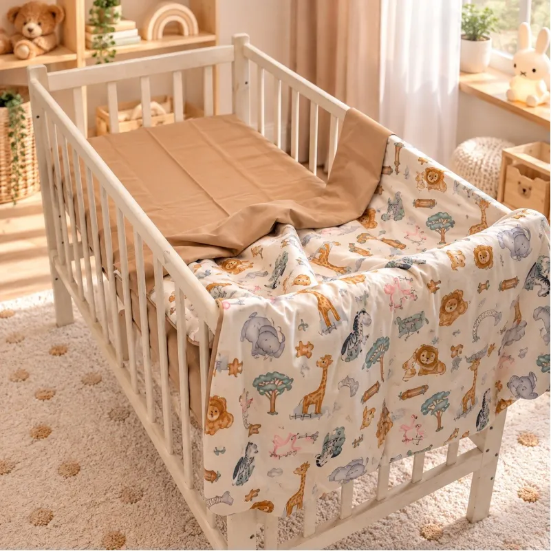Комплект постельного белья Сатин LITTLE KIDS Kids Time 22-1418 Safari baby - 4
