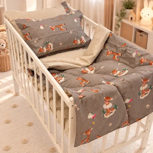 Комплект постельного белья LITTLE KIDS Poplin Line Kids 02 Giraffe - 1