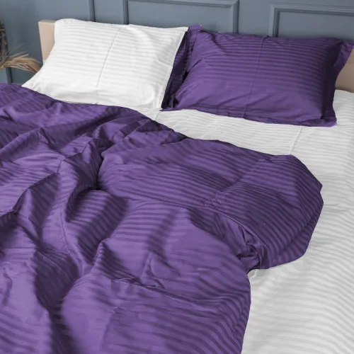 Пододеяльник Satin Stripe 30-0009 + 30-0001 Belinda