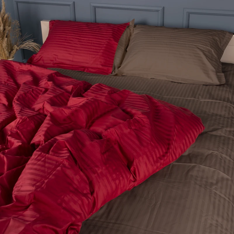 Постільна білизна Satin Stripe 30-0018 + 30-0006 Brendon - 3