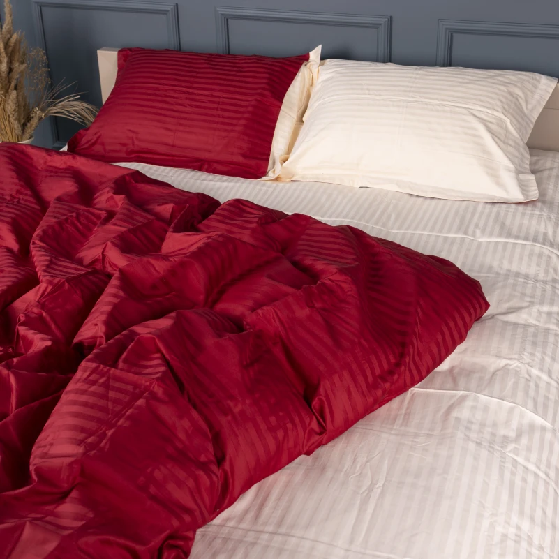 Постельное белье Satin Stripe 30-0018 + 30-0004 Jenadi - 2