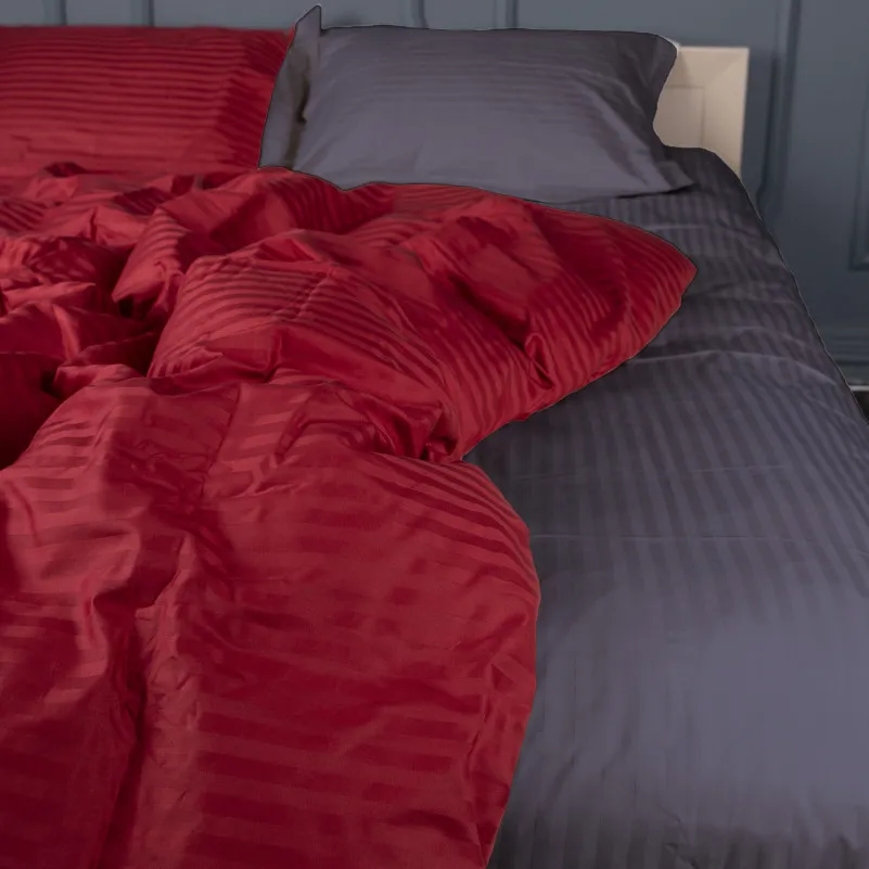 Пододеяльник Satin Stripe 30-0018 + 30-0012 Jeren - 2