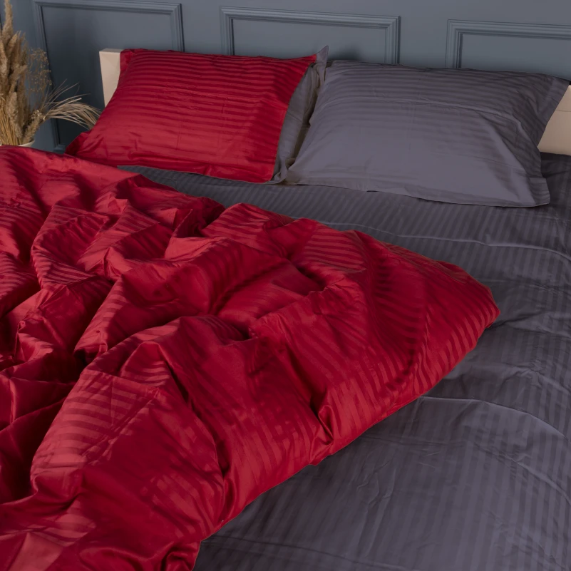 Постельное белье Satin Stripe 30-0018 + 30-0012 Jeren - 2