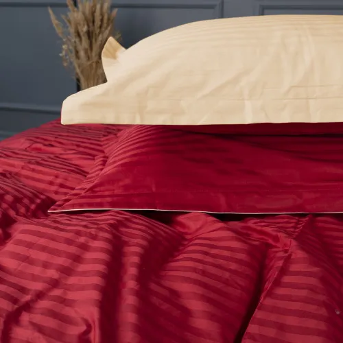 Наволочка Satin Stripe 30-0018 + 30-0002 Karimi