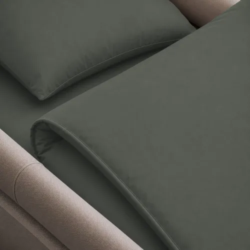 Комплект постельного белья в коляску 60*80 16-7000 Green Grey - 3