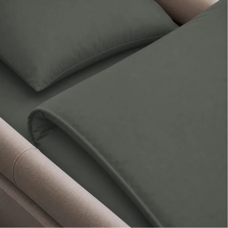 Комплект постельного белья в коляску 60*80 16-7000 Green Grey - 2