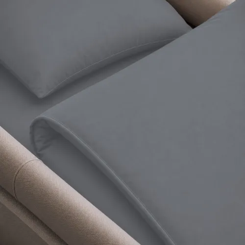 Комплект постельного белья в коляску 60*80 16-5703 Light Gray - 3