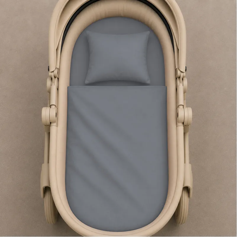 Комплект постельного белья в коляску 60*80 16-5703 Light Gray - 1