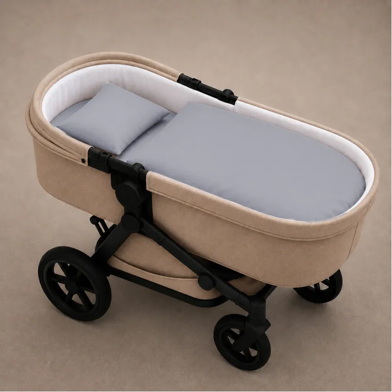 Комплект постельного белья в коляску 60*80 Poplin Line "054 Light Gray"