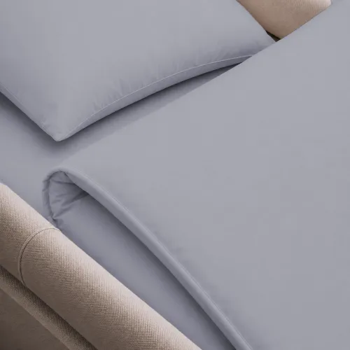 Комплект постельного белья в коляску 60*80 Poplin Line "054 Light Gray" - 4