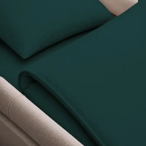 Комплект постельного белья в коляску 60*80 Poplin Line "091 Emerald" - 4