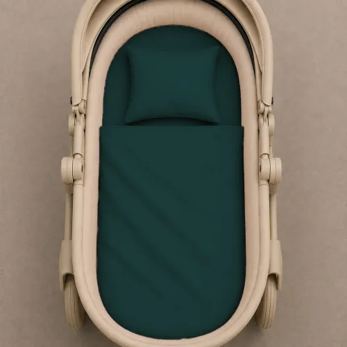 Комплект постельного белья в коляску 60*80 Poplin Line "091 Emerald" - 2